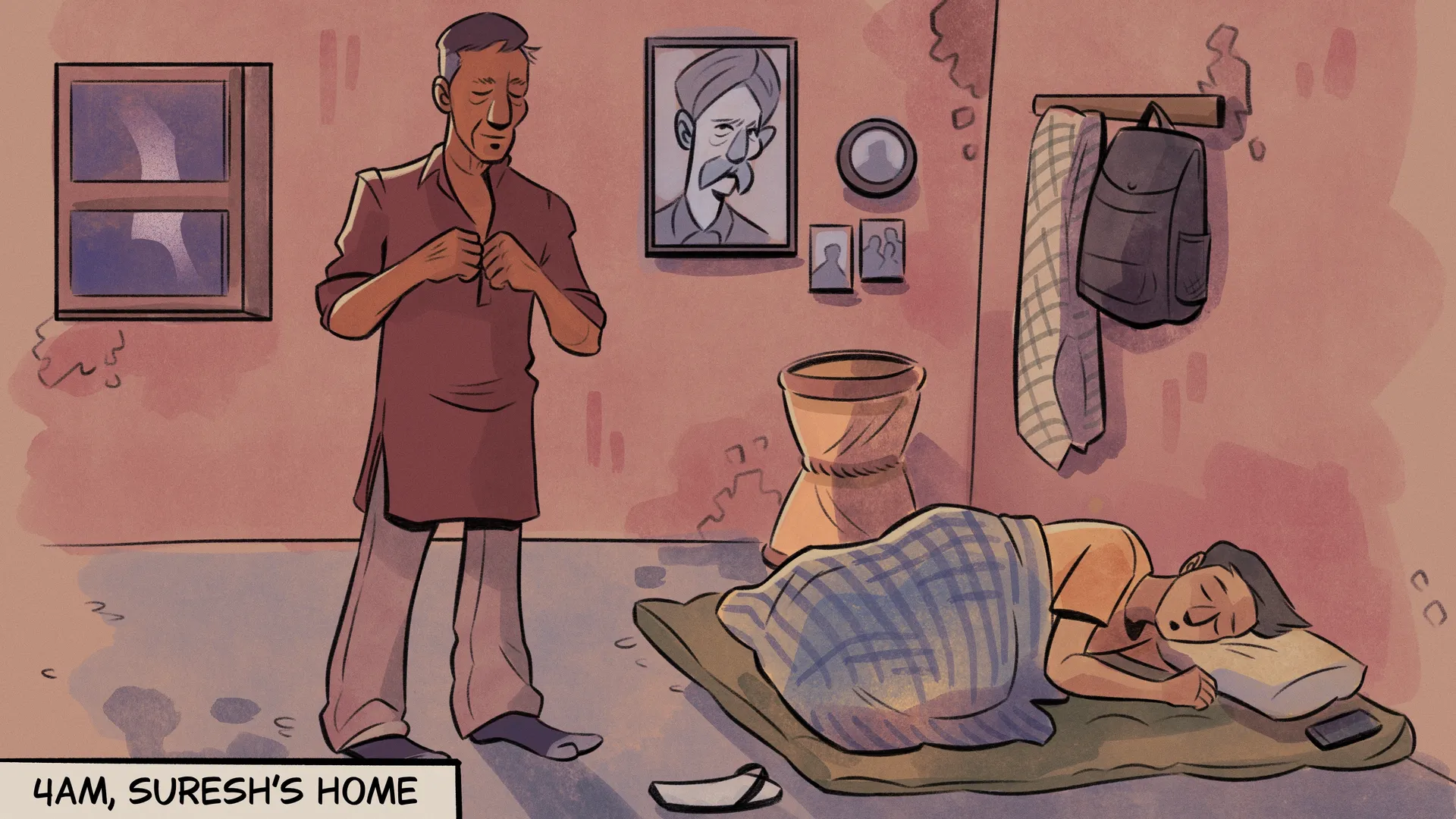 Suresh waking at 4am
